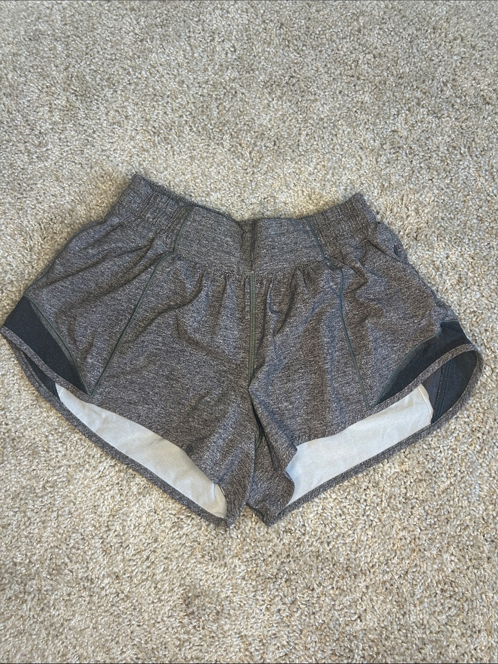 Lululemon Hotty Hot Shorts in Gray